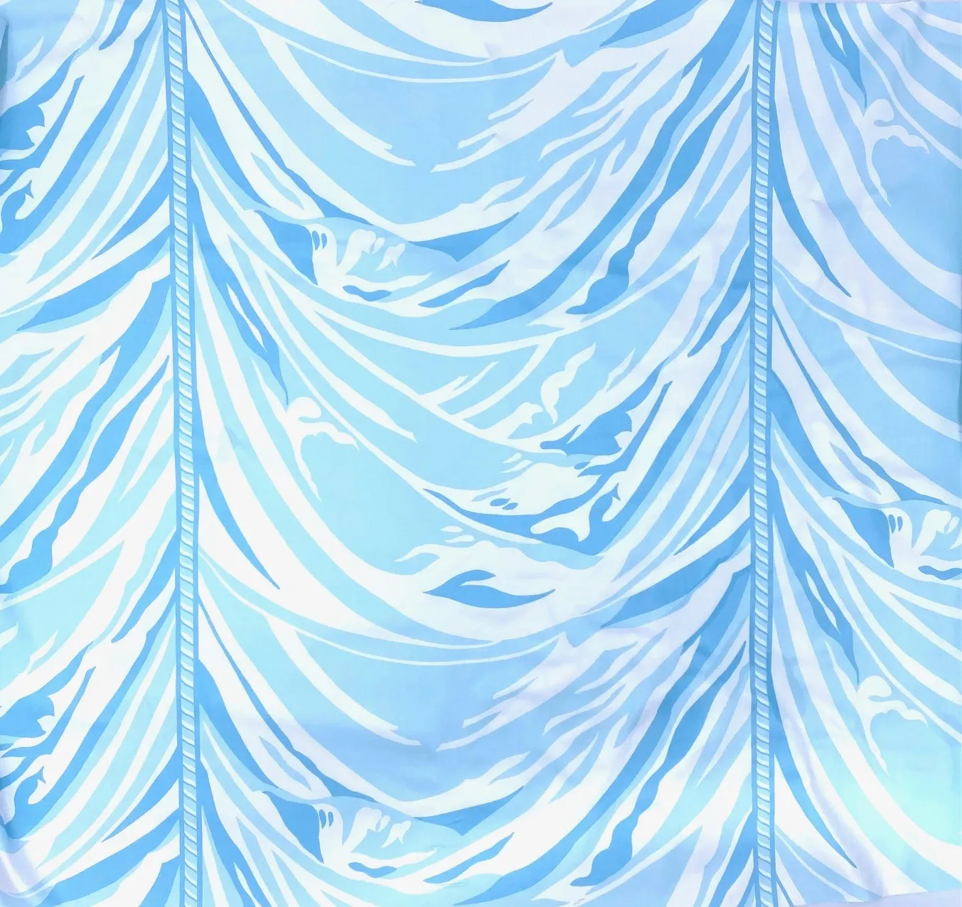 Versailles Fabric in Aqua
