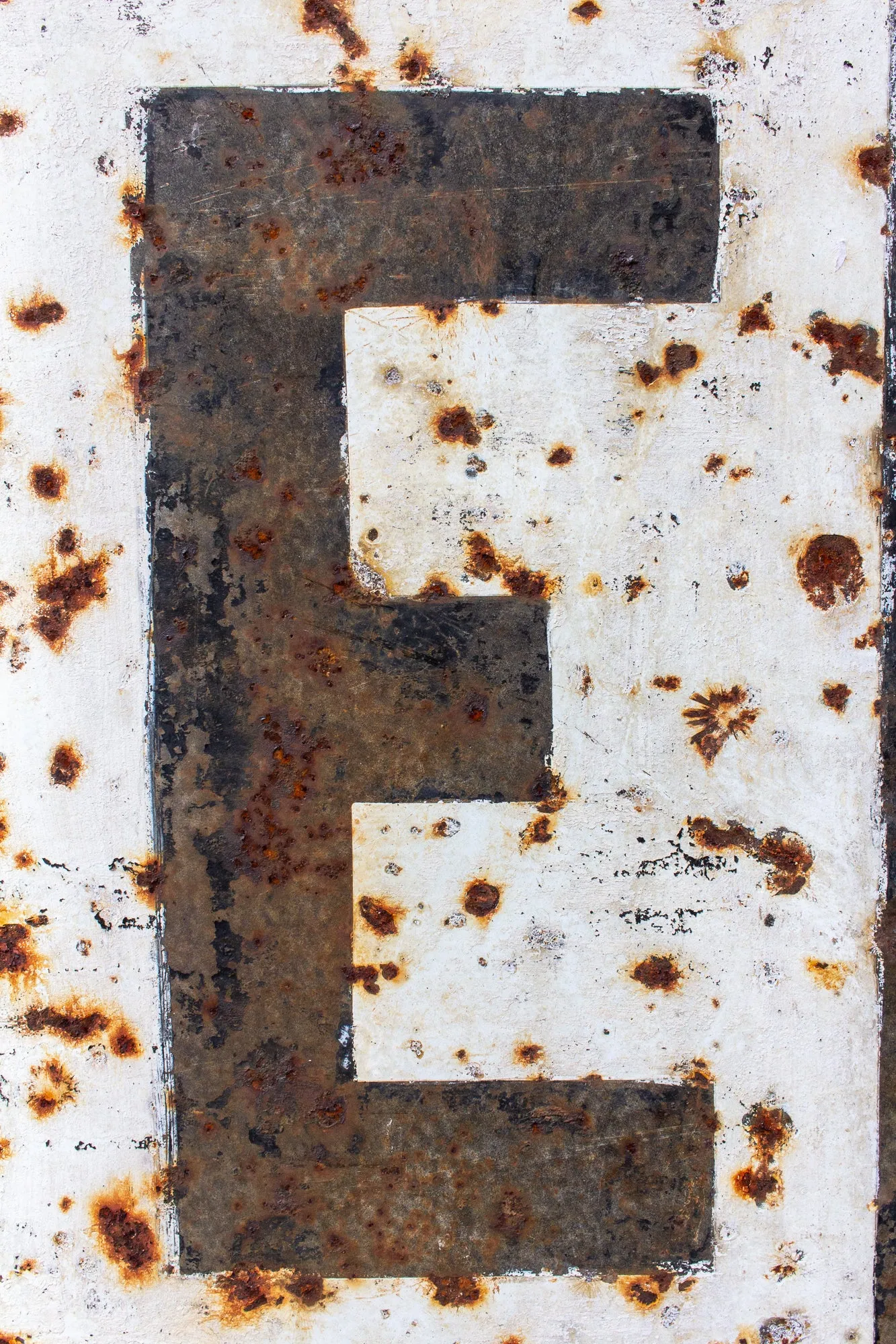 Vintage French Metal "Gare" Train Station Sign