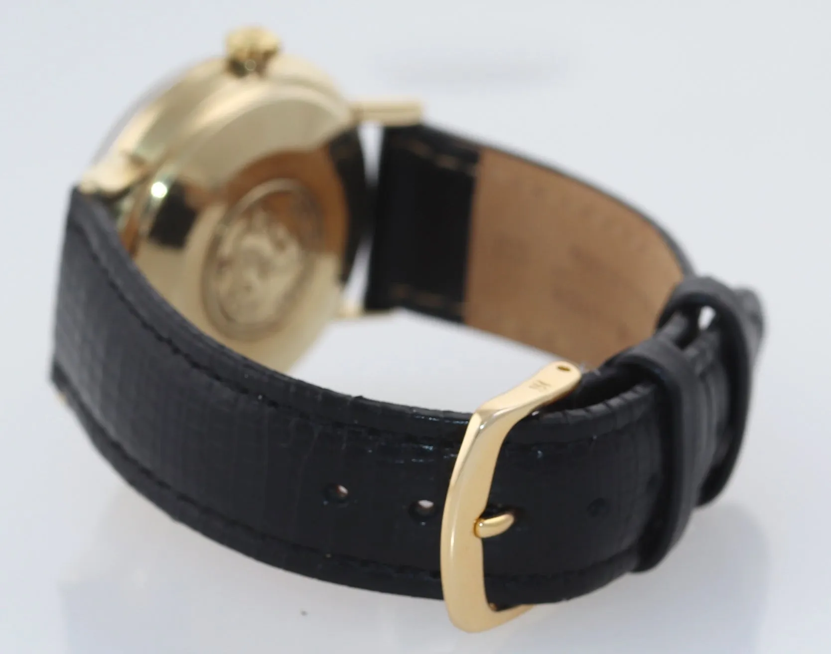 Vintage Omega Seamaster DeVille Solid 14k Yellow Gold Automatic 34mm Watch