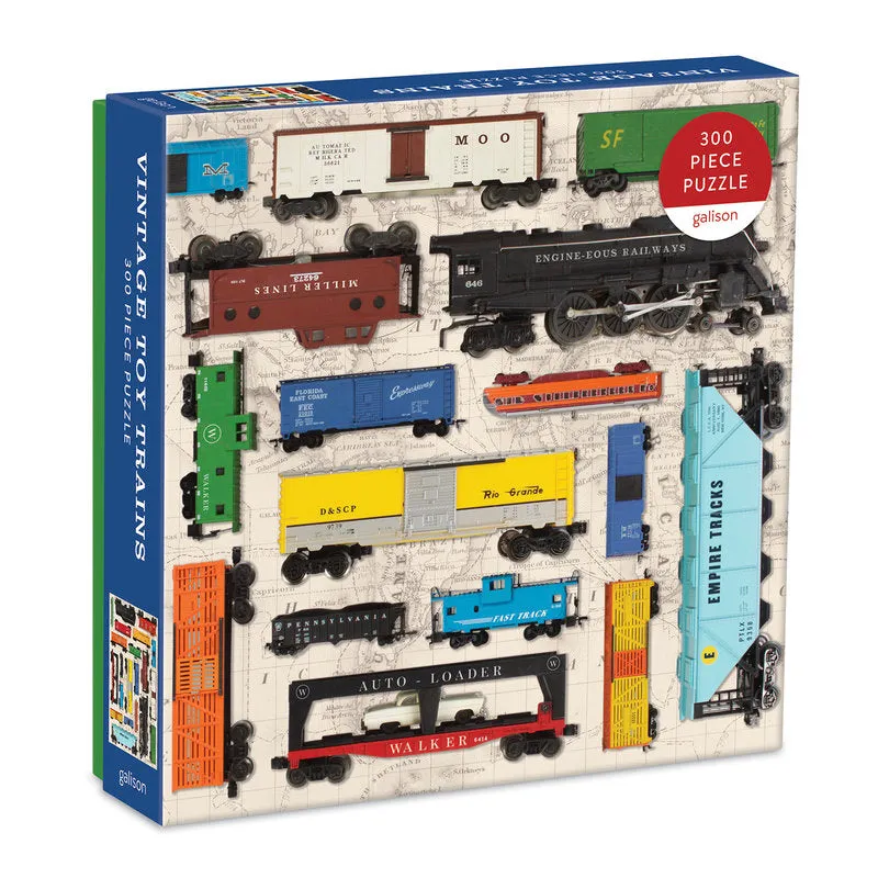 Vintage Toy Trains Puzzle