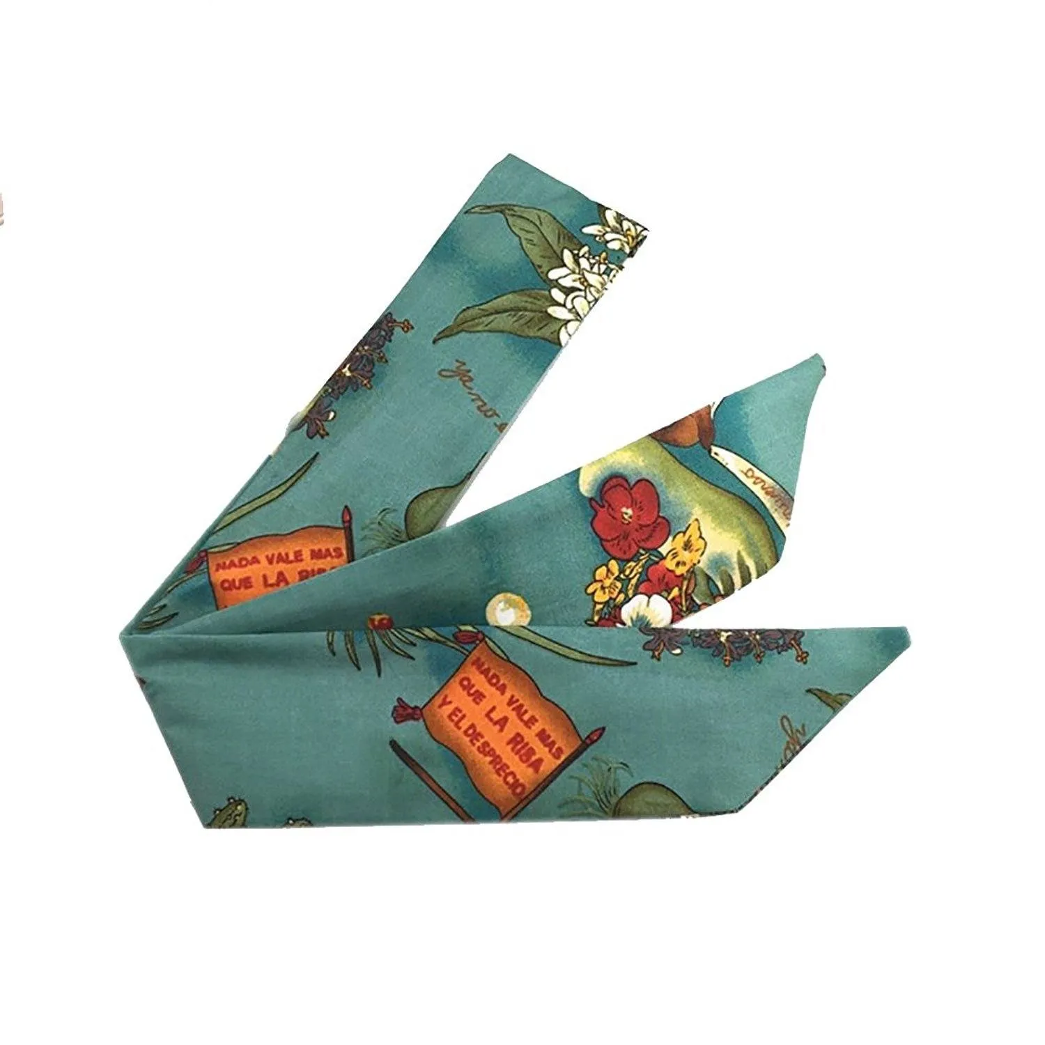 Vintage Women Headband 3 Pcs Cotton Floral Printed