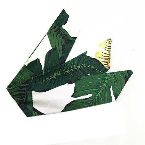 Vintage Women Headband 3 Pcs Cotton Floral Printed