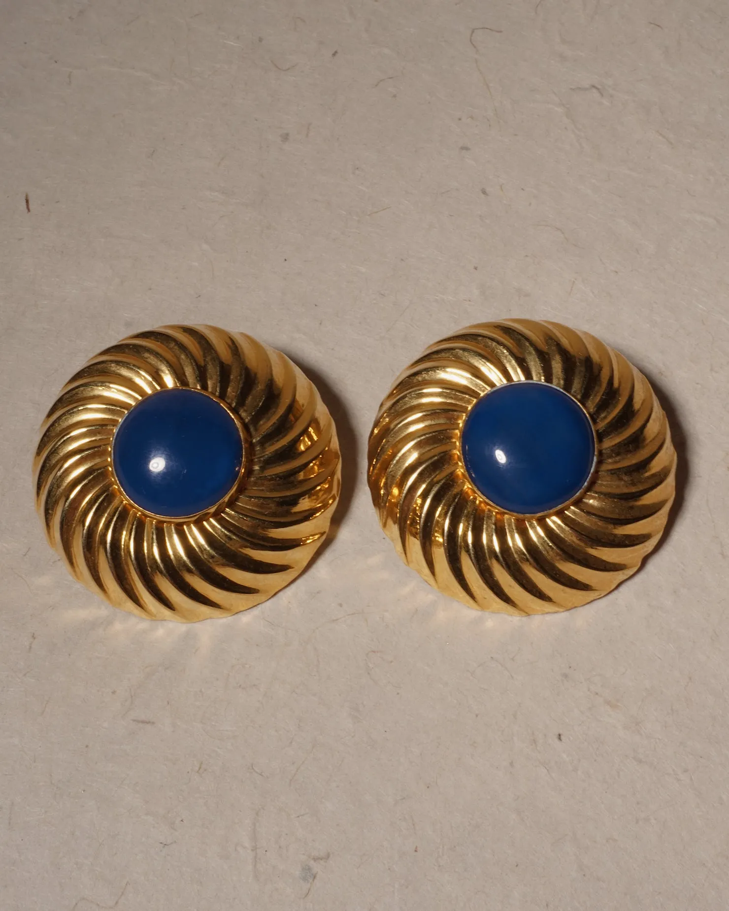 Vintage XL Blue Cab Clip Ons