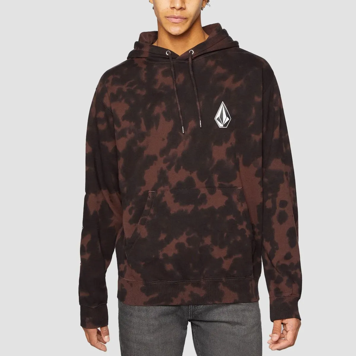 Volcom Iconic Stone Plus Pullover Hoodie Mahogany