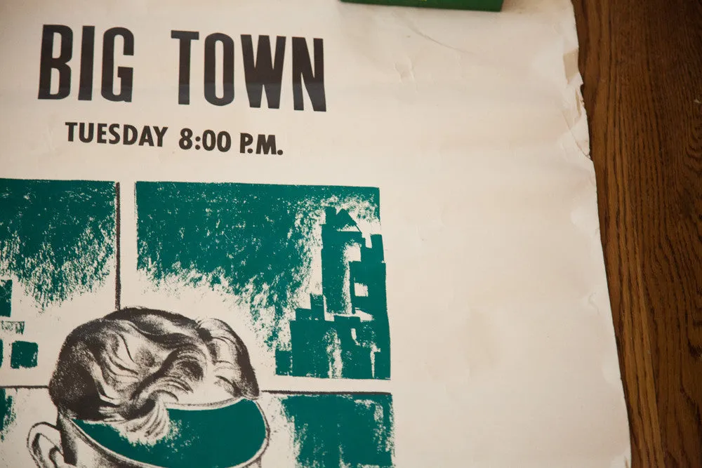 WGAN Radio Big Town Poster